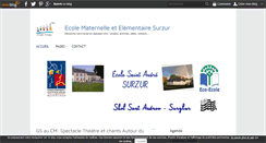 Desktop Screenshot of ecolestandresurzur.fr