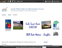 Tablet Screenshot of ecolestandresurzur.fr